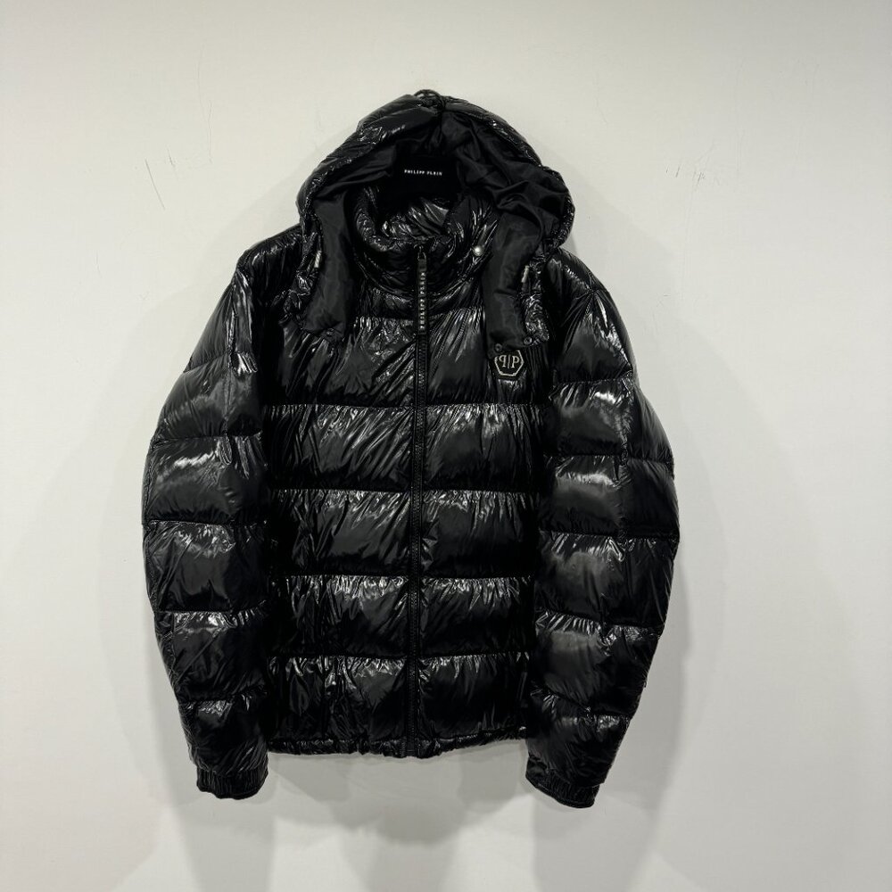 Philipp Plein Nylon Down Jacket, Size 3XL/ US XL-XXL - Picture 6 of 17